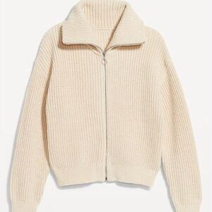 Old Navy Cream Knit Cardigan